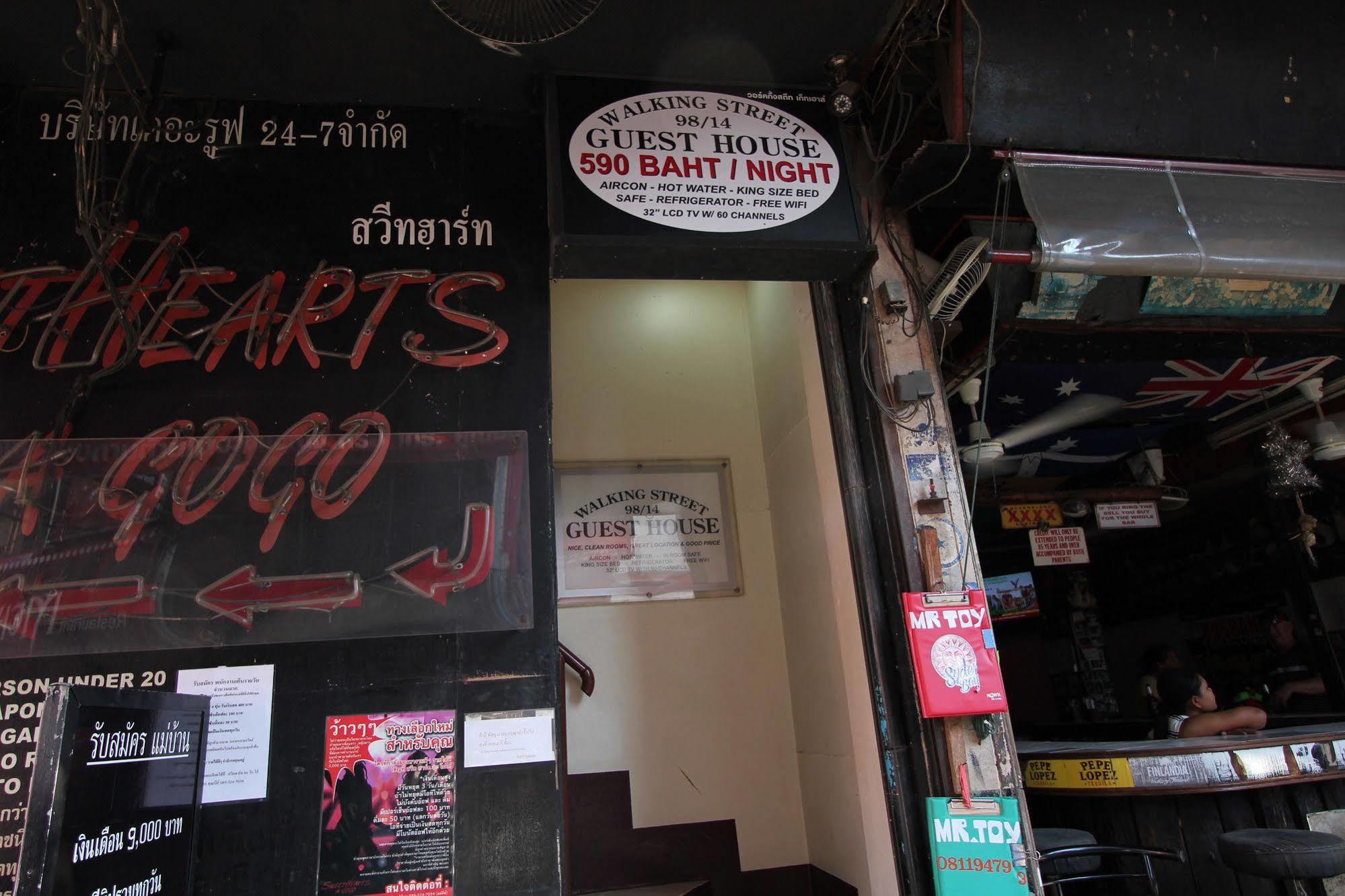 Walking Street Guest House Pattaya Exterior foto